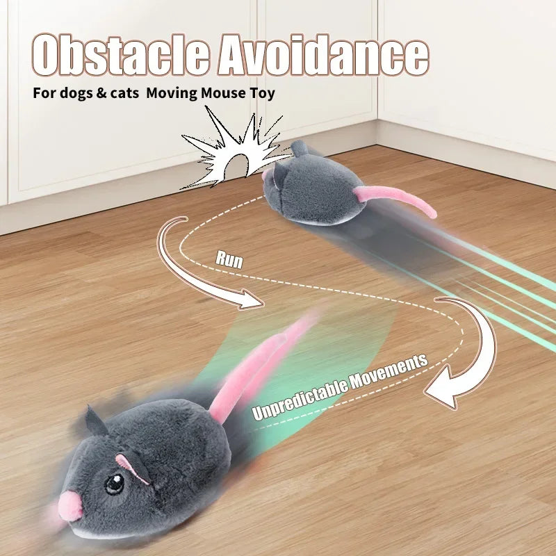 Souris interactive électrique pour chat