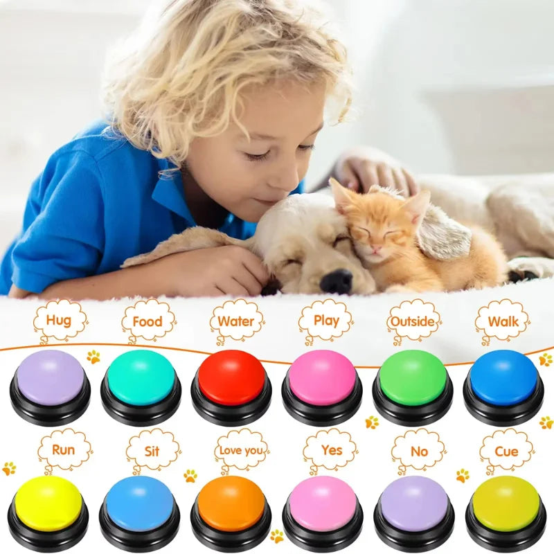 Boutons de Communication pour Chiens et Chats