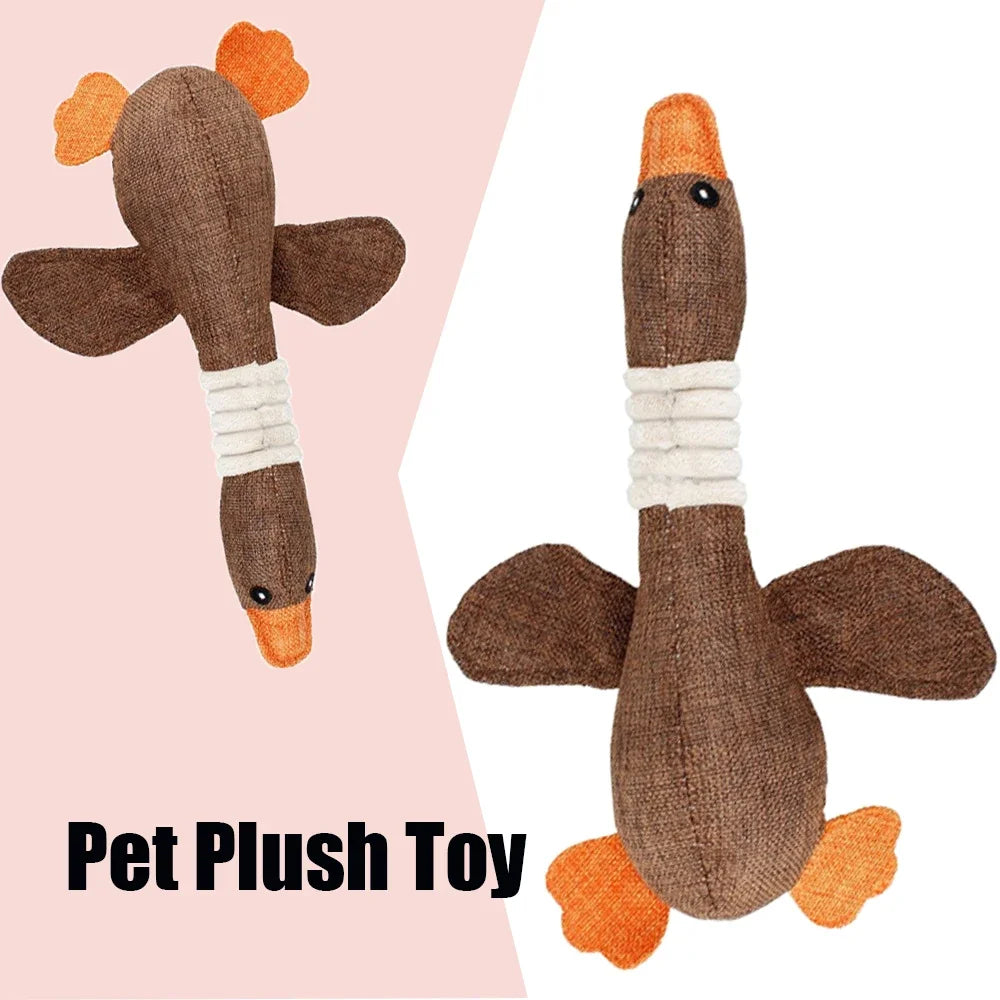 Jouet pour animaux de compagnie en forme d'oie sauvage