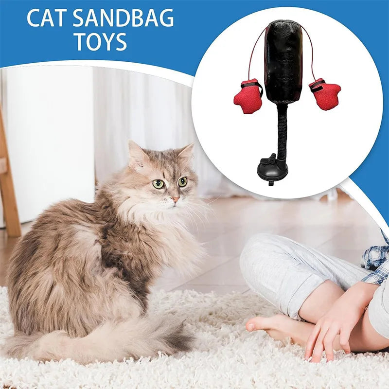 Jouet de boxe pour chat