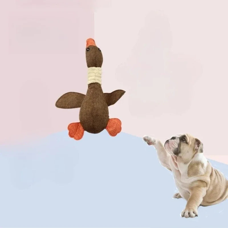 Jouet pour animaux de compagnie en forme d'oie sauvage