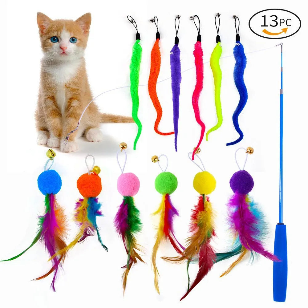 Ensemble de 7 à 13 jouets pour animaux de compagnie