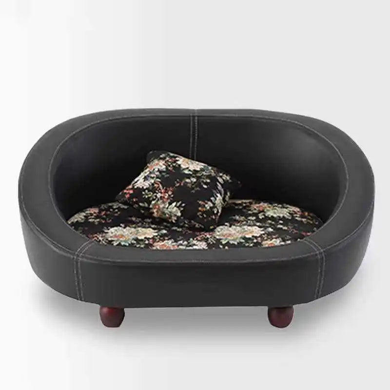 Lit lavable, canapé en bois pour animaux de compagnie