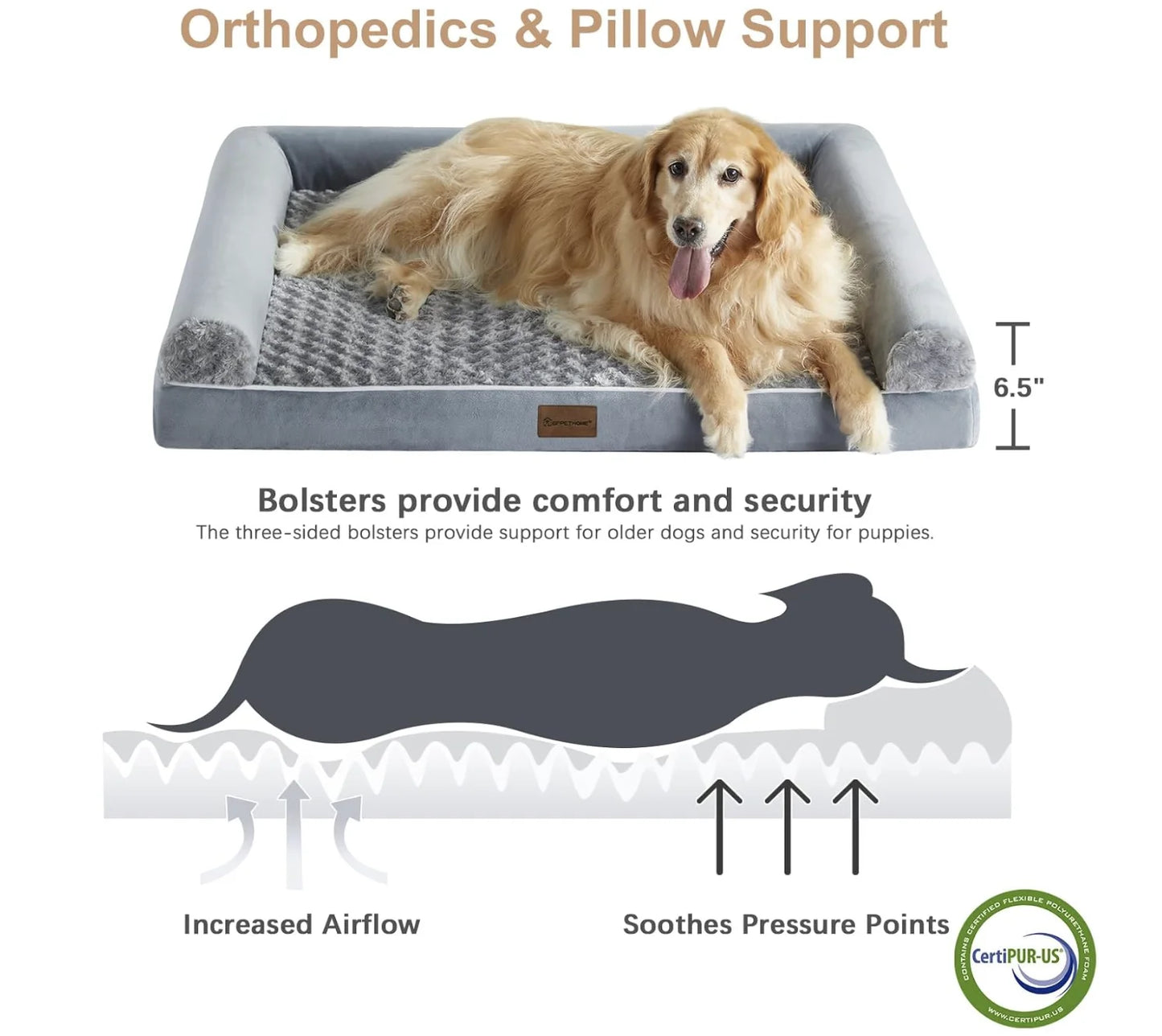 Lit pour chien confort